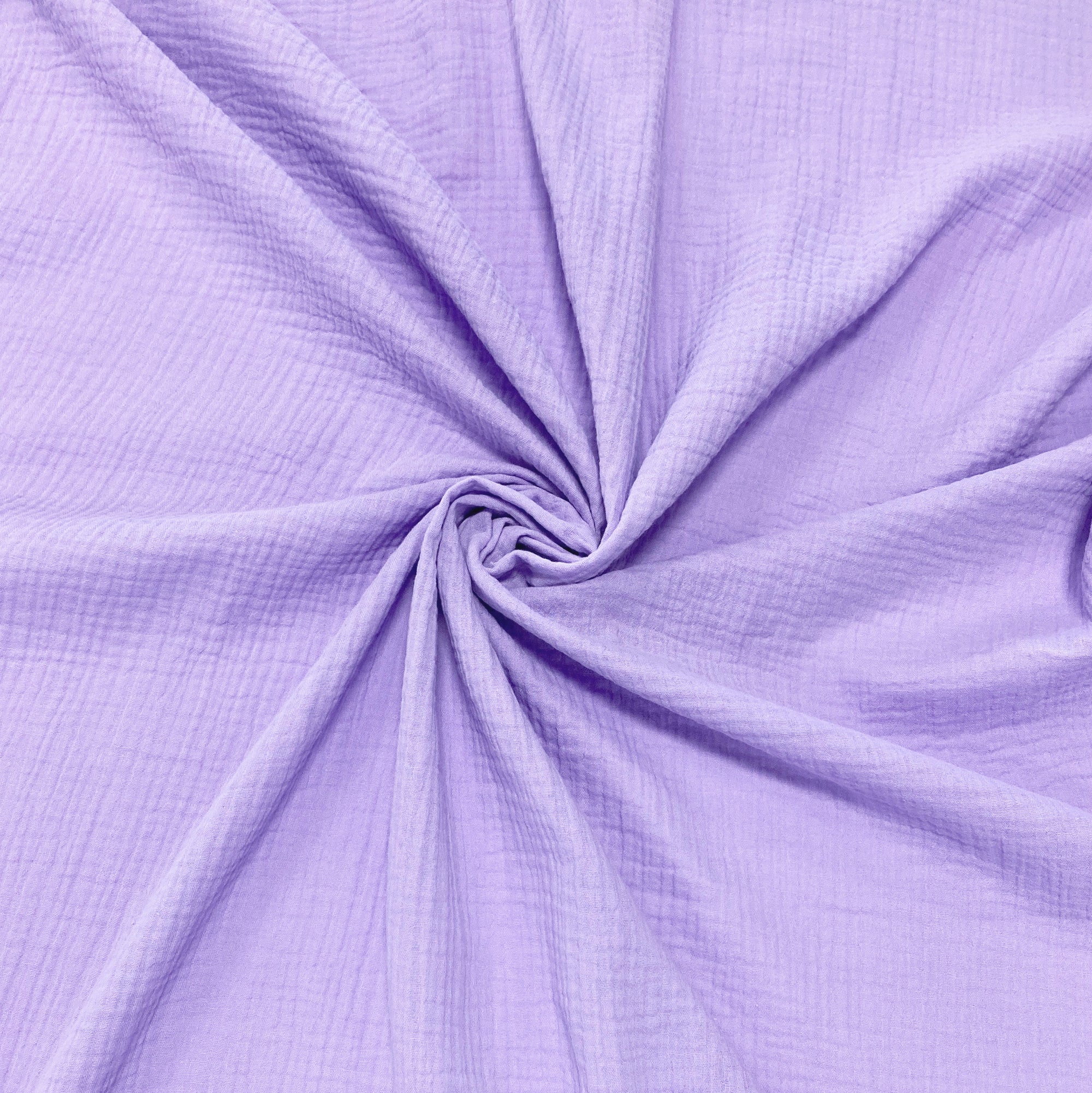 Lilac Purple Woven Cotton Light Weight Double Gauze Fabric