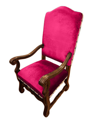Solid Magenta Imperial Minky Velvet