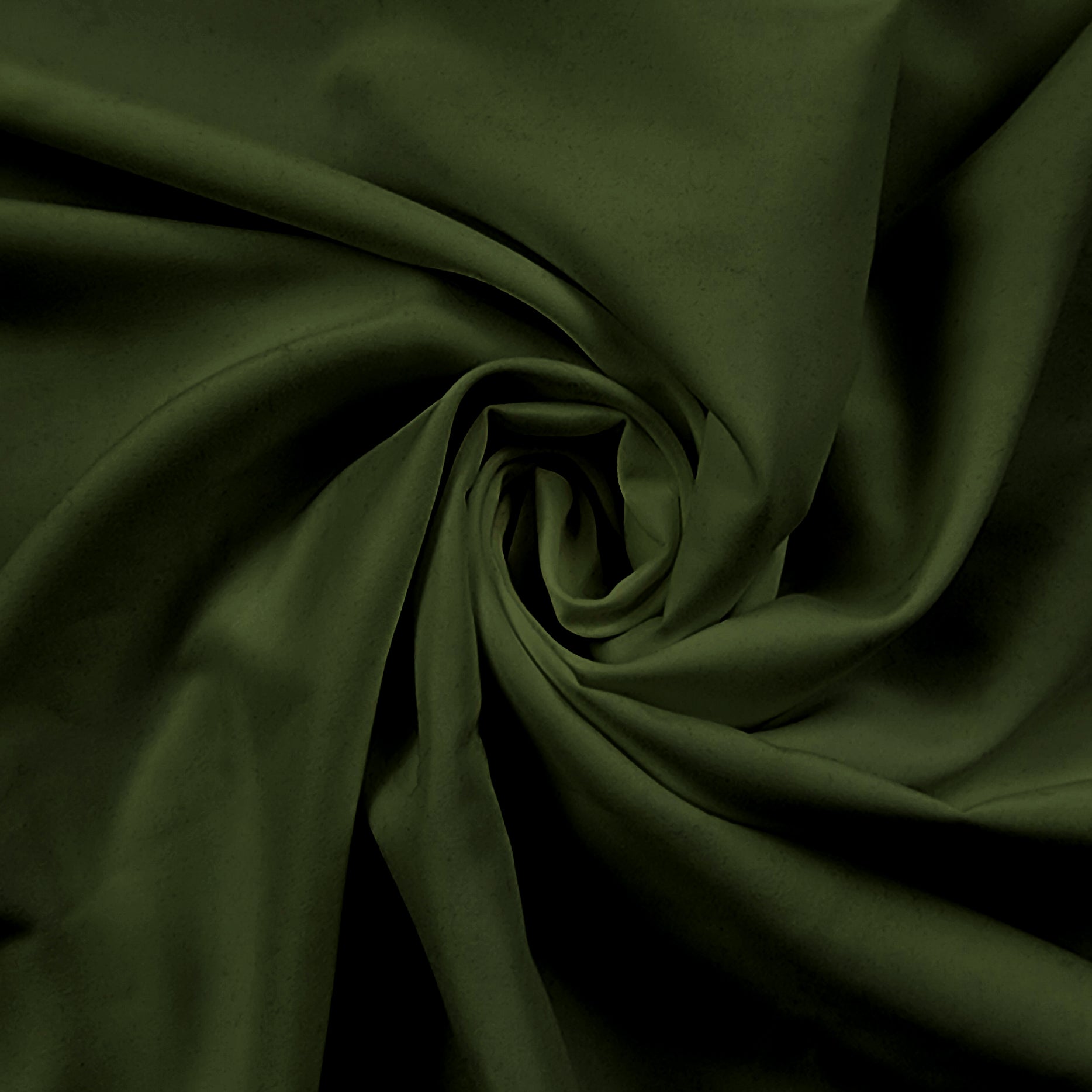 Solid Dark Green Soft Brushed Microfiber Poly