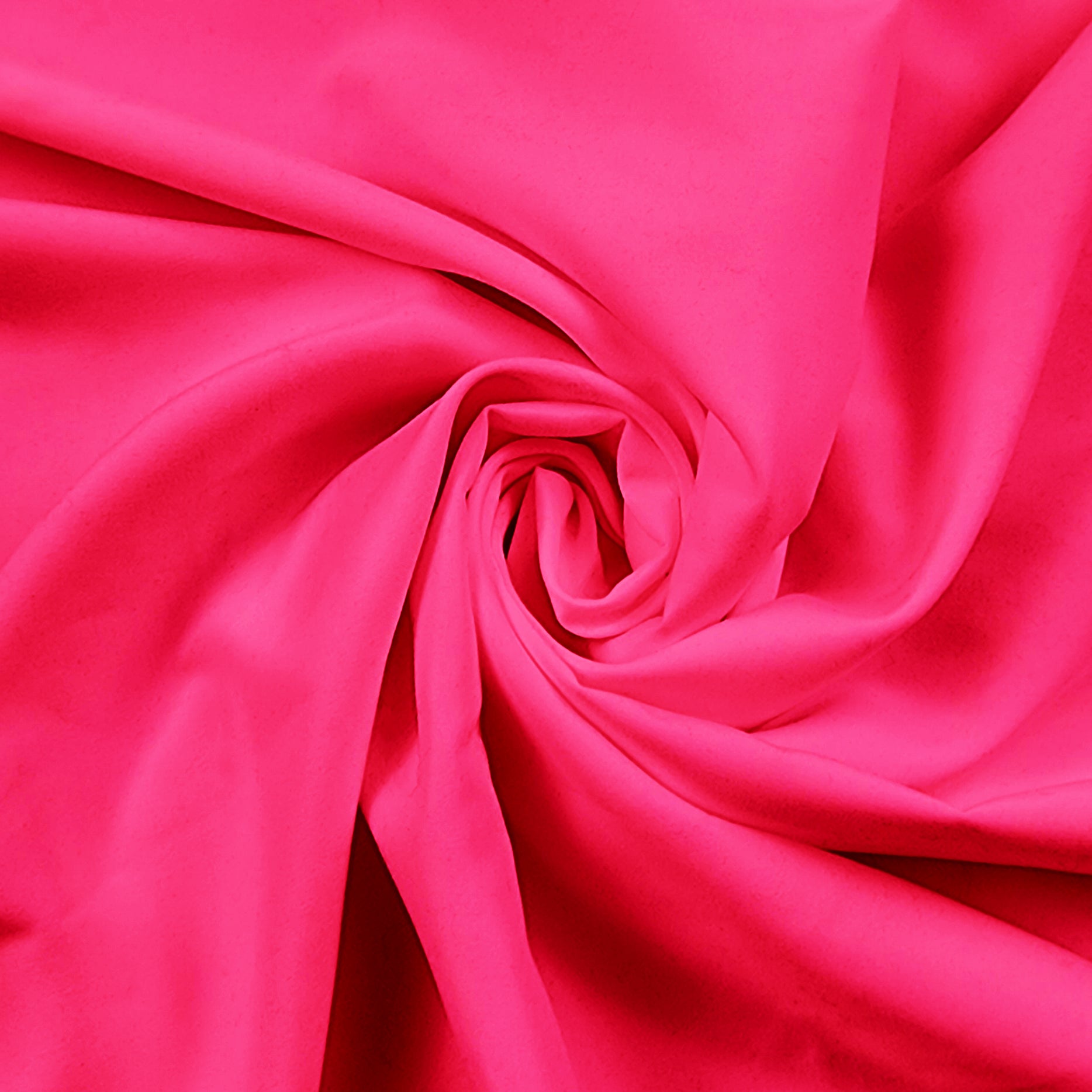 Solid Neon Hot Pink Soft Brushed Microfiber Poly