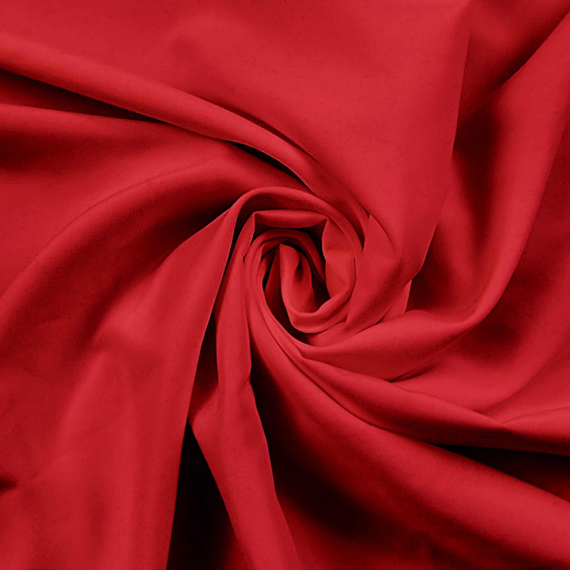 Solid Red Soft Brushed Microfiber Poly