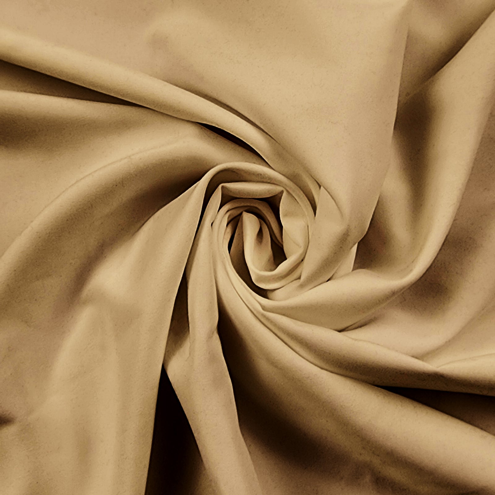 Solid Khaki Soft Brushed Microfiber Poly