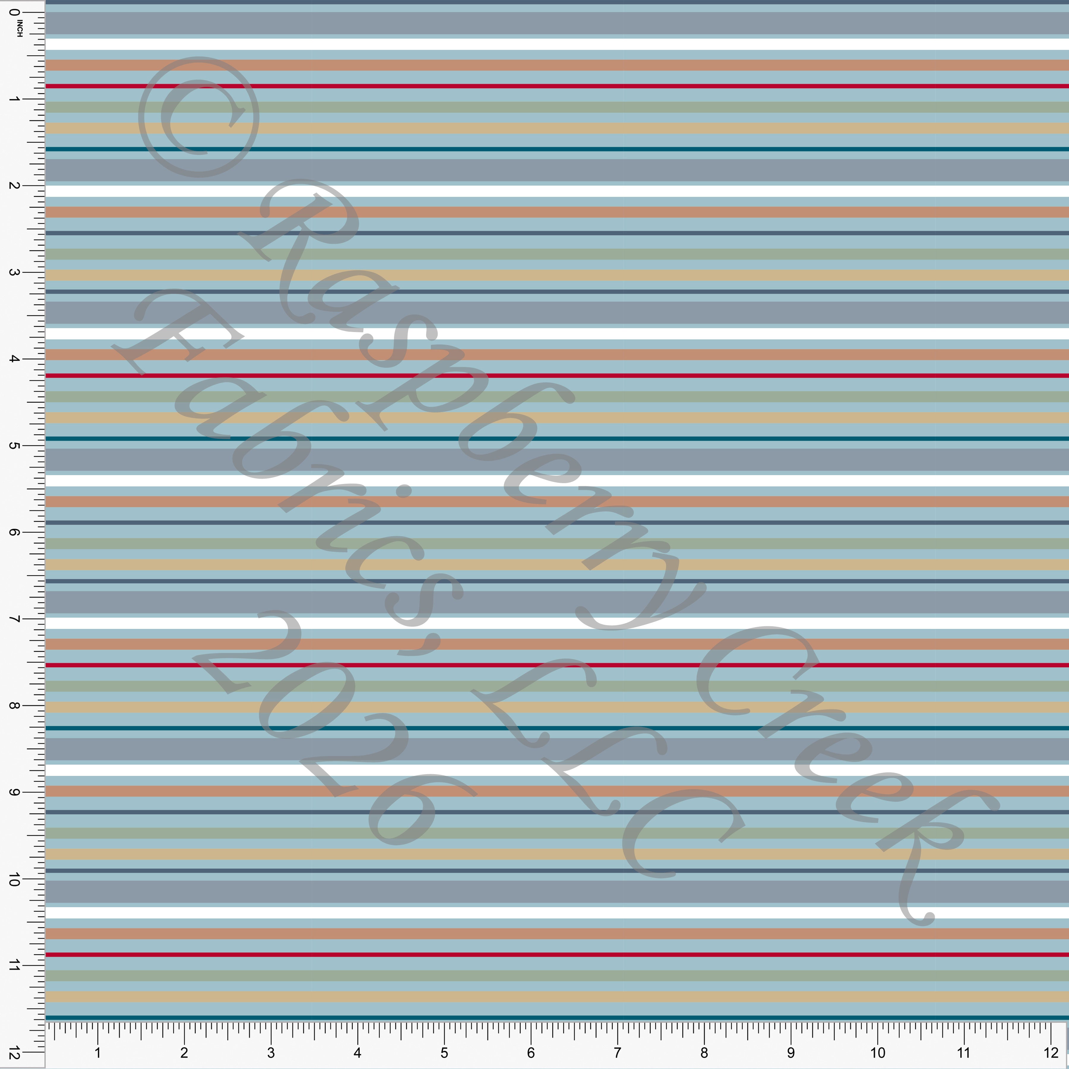 Steel Blue, Khaki, Sage, MultiStripe, My Little Valentine by Nice To Michiyo for Valentines 2026 CLUB Fabrics