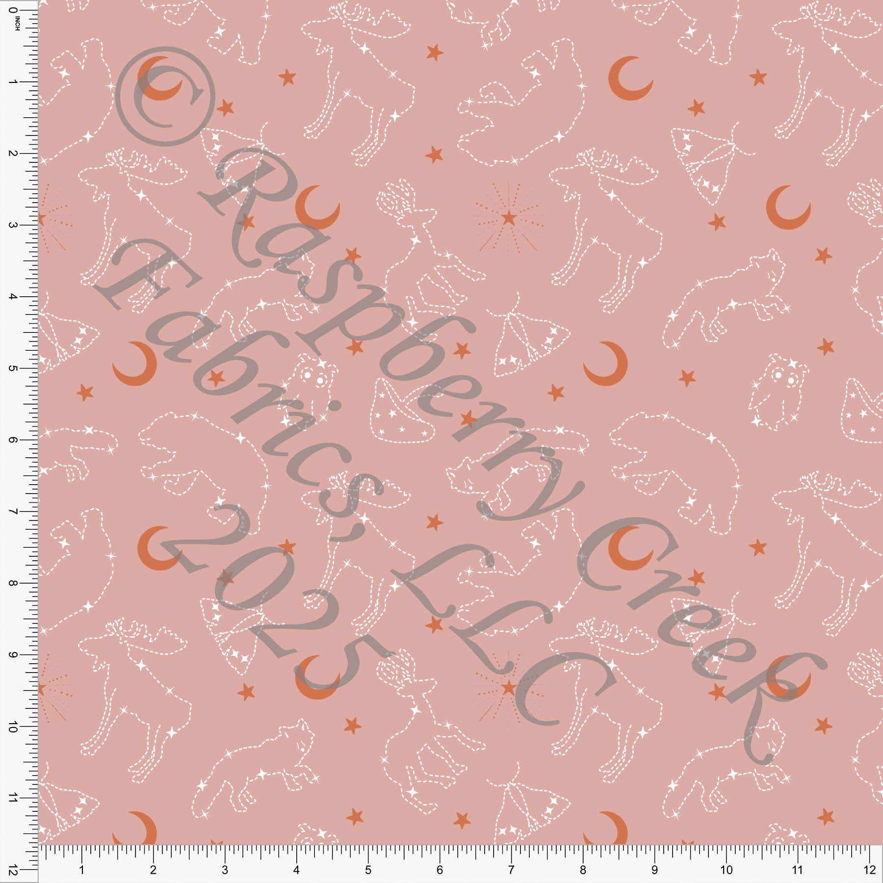 Celestial Dusty Pink Rust Wanderlust by Nice To Michiyo Fall 2025 CLUB Fabrics