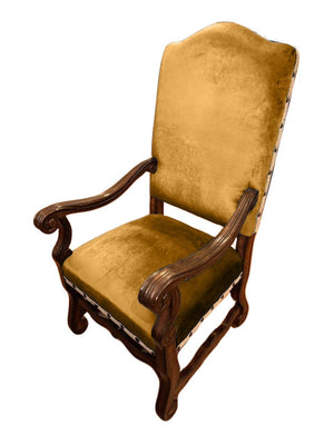 Solid Ochre 8.75oz Imperial Minky Woven Fabric