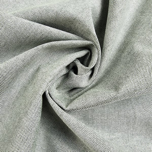 Hunter Green Oxford Cotton Shirting Swirled