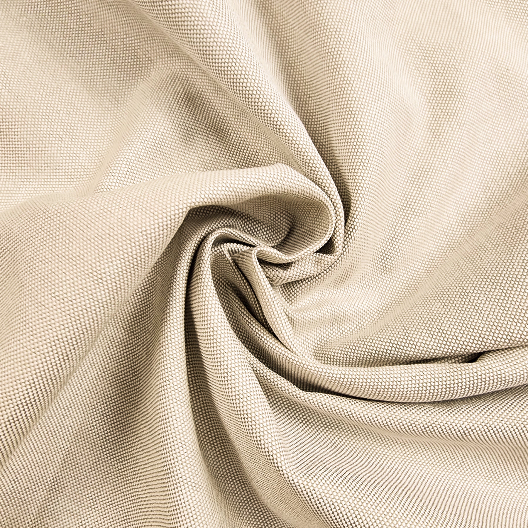 Khaki Oxford Cotton Shirting Swirled