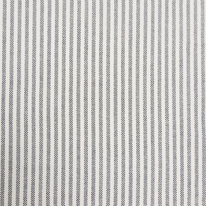 Charcoal Stripe Oxford Cotton Shirting