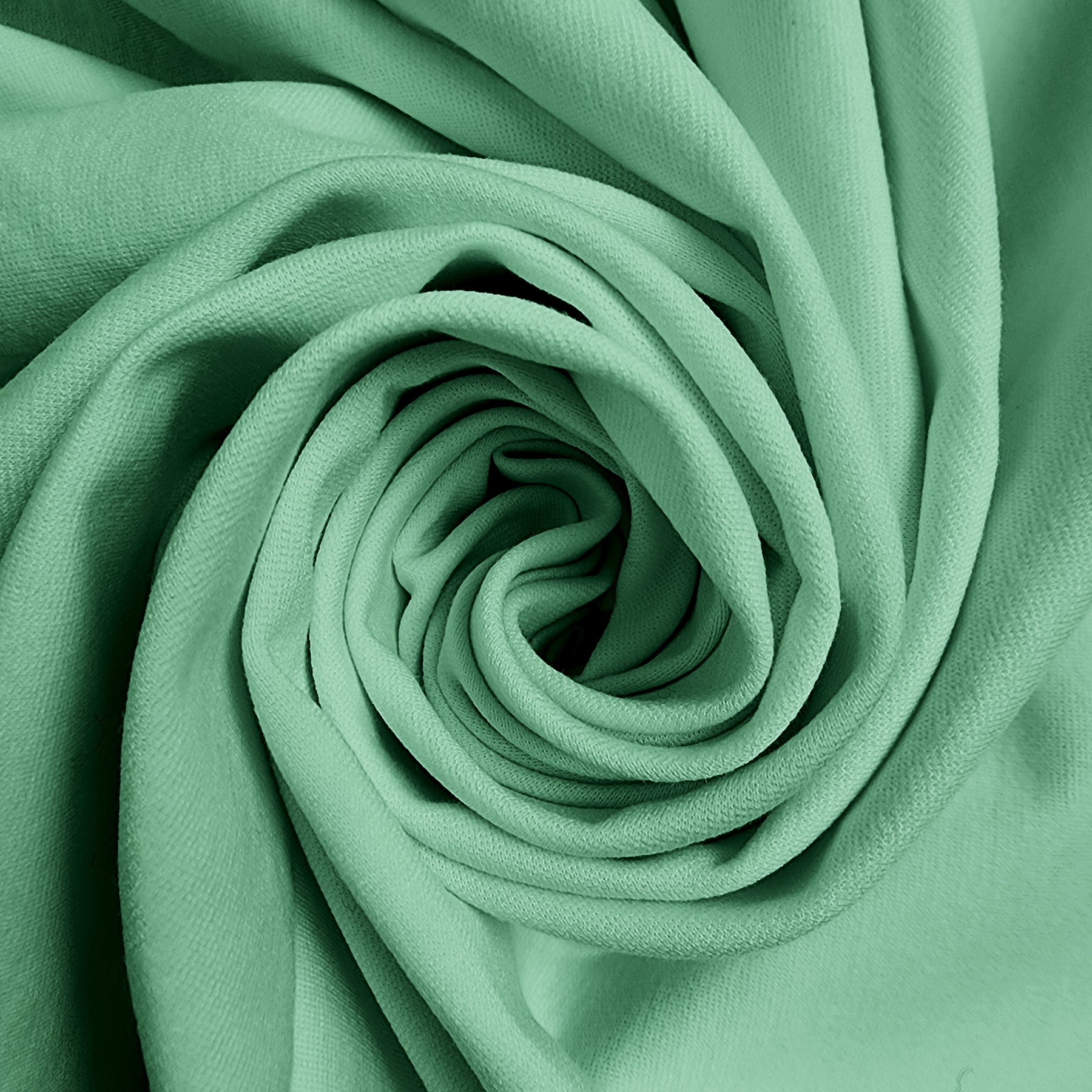 Solid Aqua Blue Green Ponte De Roma Knit Fabric