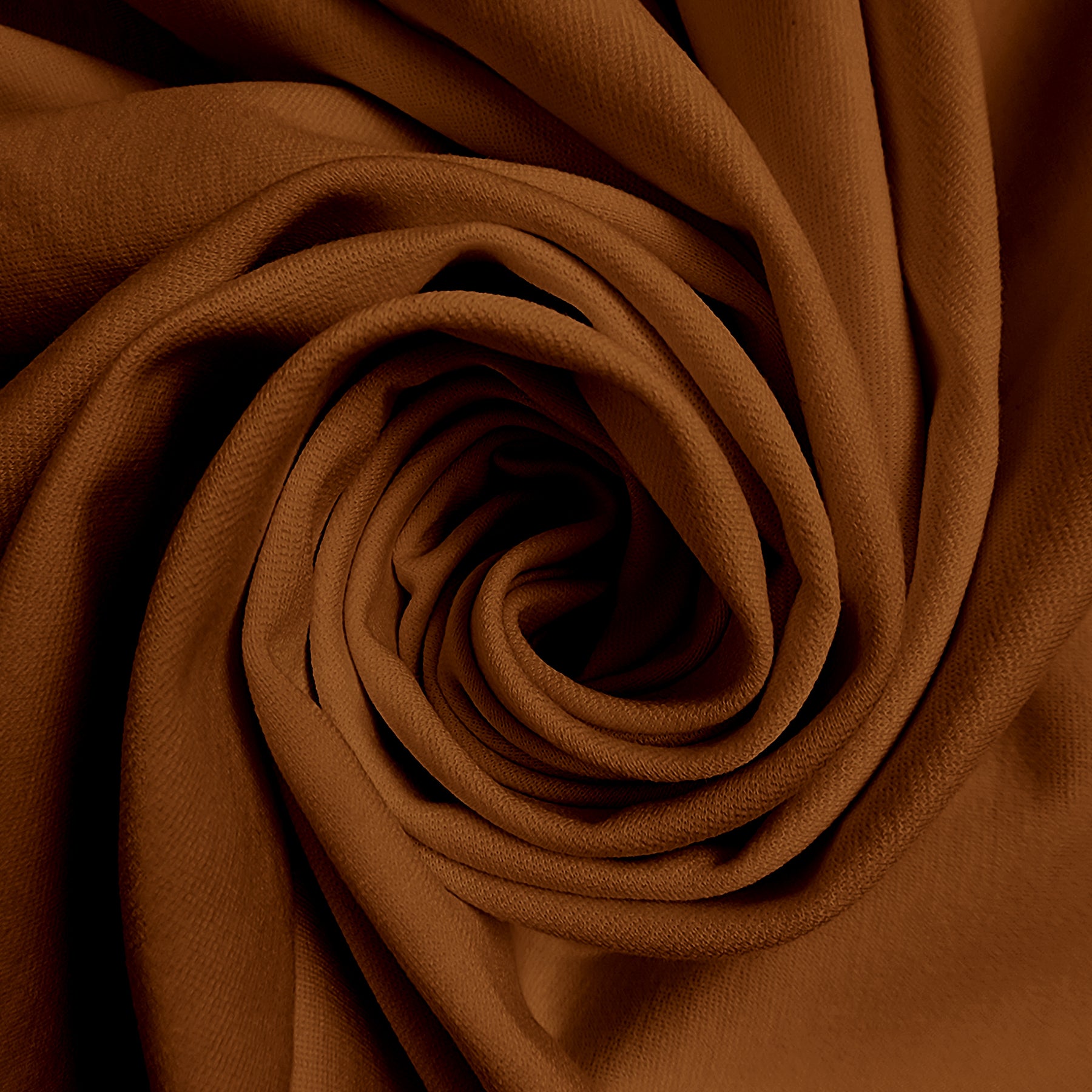 Solid Brown Ponte De Roma Knit Fabric