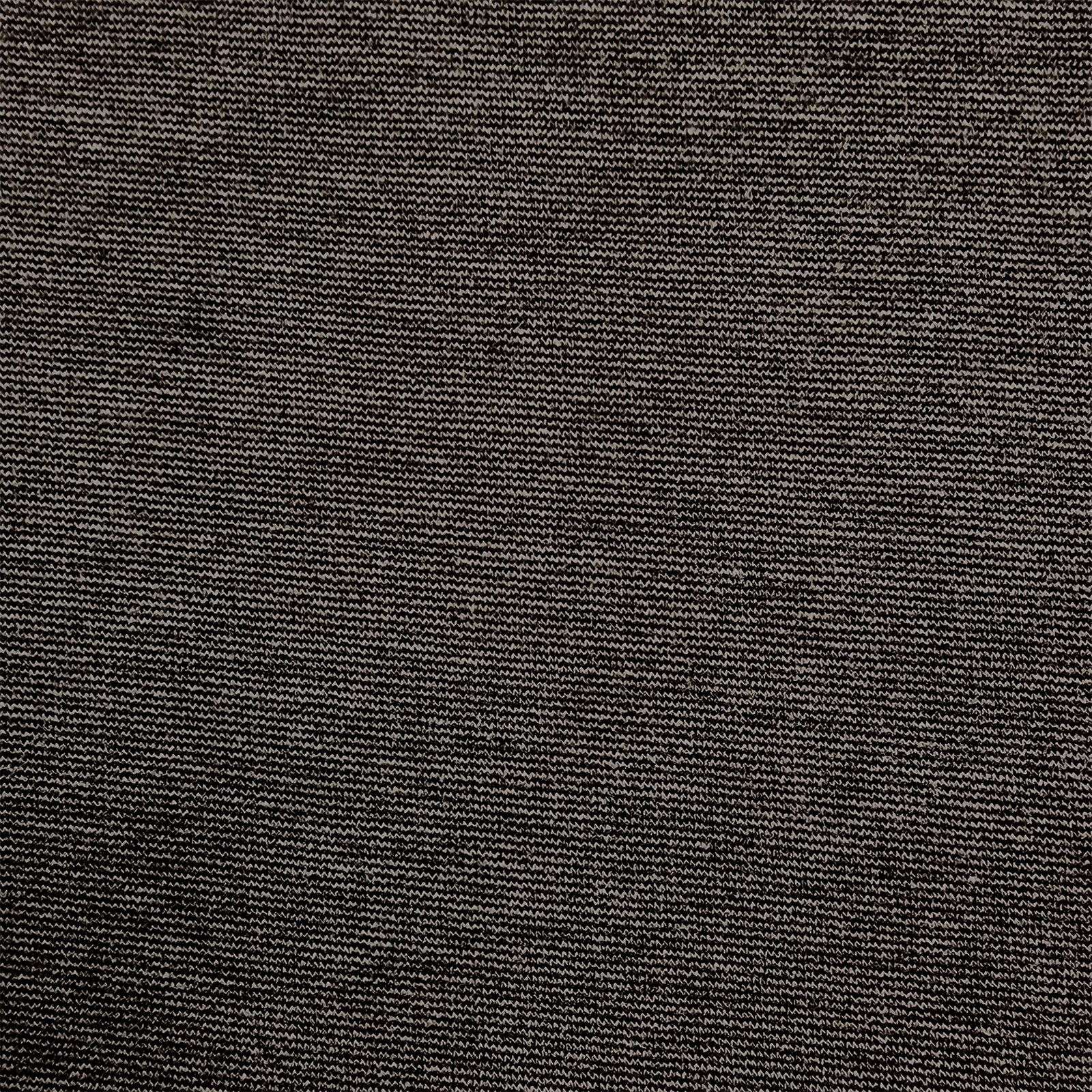 Two Tone Charcoal Grey Ponte De Roma Knit Fabric Swirled