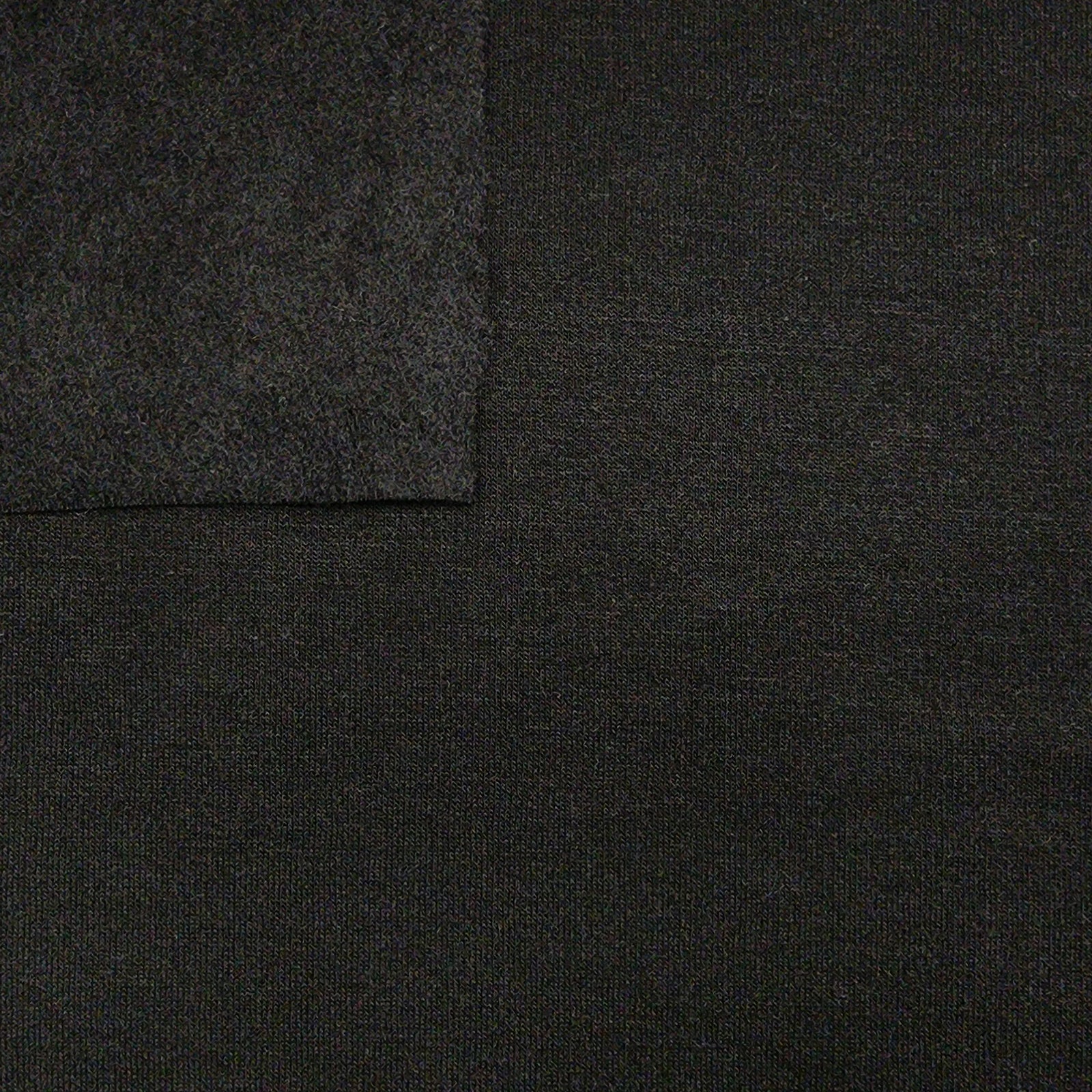 Solid Black Sweatshirt Fleece Swirled