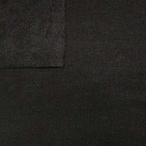 Solid Black Sweatshirt Fleece 