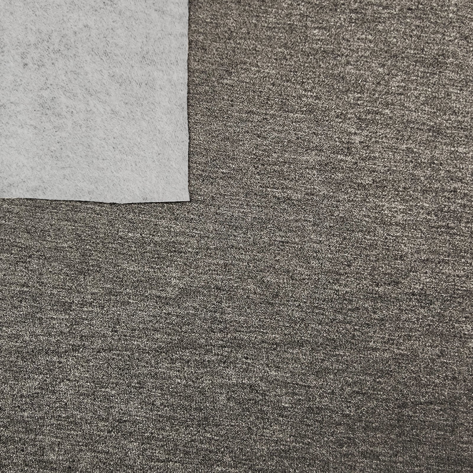 Charcoal Grey Sweatshirt Fleece Swirled