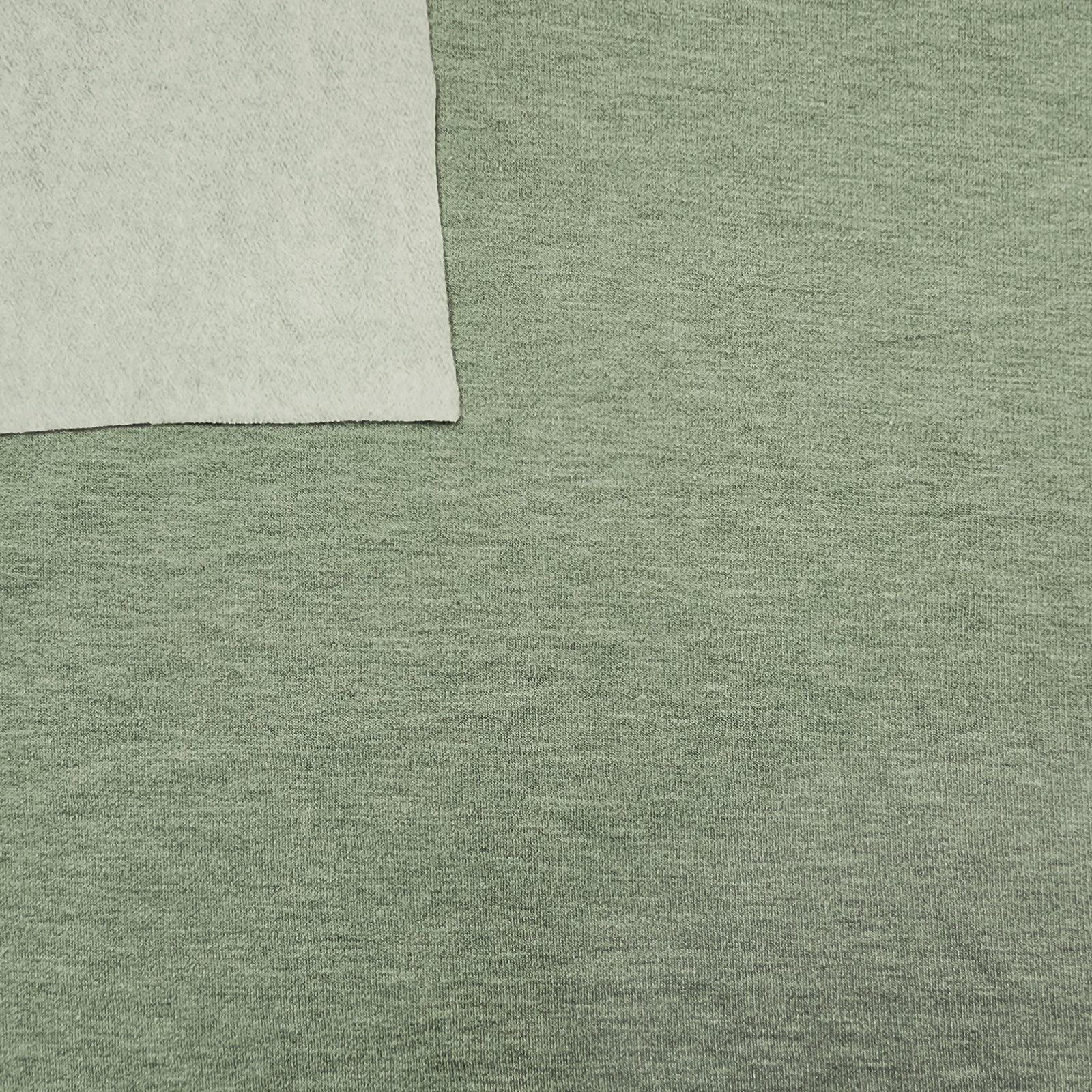 Sage Green Sweatshirt Fleece Swirled