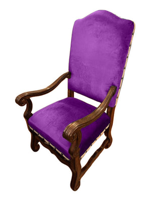 Solid Purple Imperial Minky Velvet