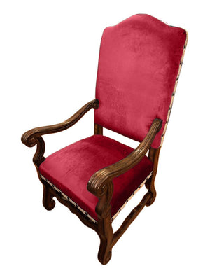 Solid Red 8.75oz Imperial Minky Woven Fabric