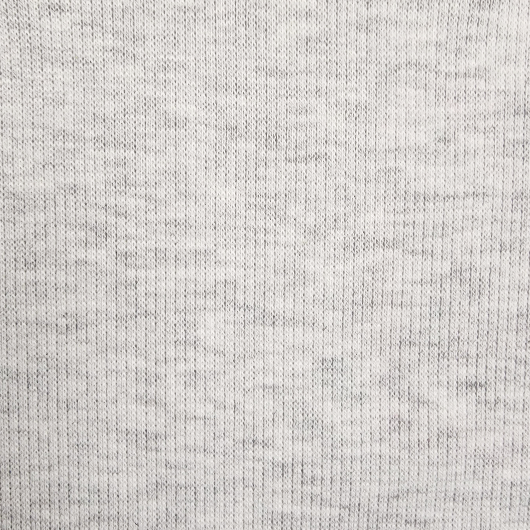 Heathered Ash Grey 2x1 Rib Knit