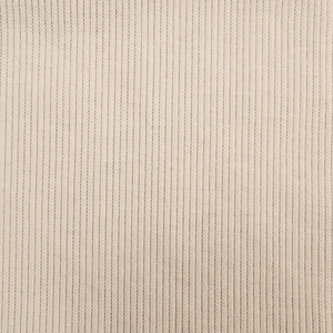 Solid Ivory 2x1 Rib Knit 