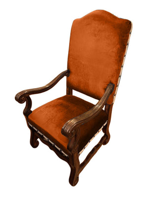 Solid Rust 8.75oz Imperial Minky Woven Fabric