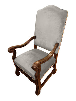 Solid Steel 8.75oz Imperial Minky Woven Fabric