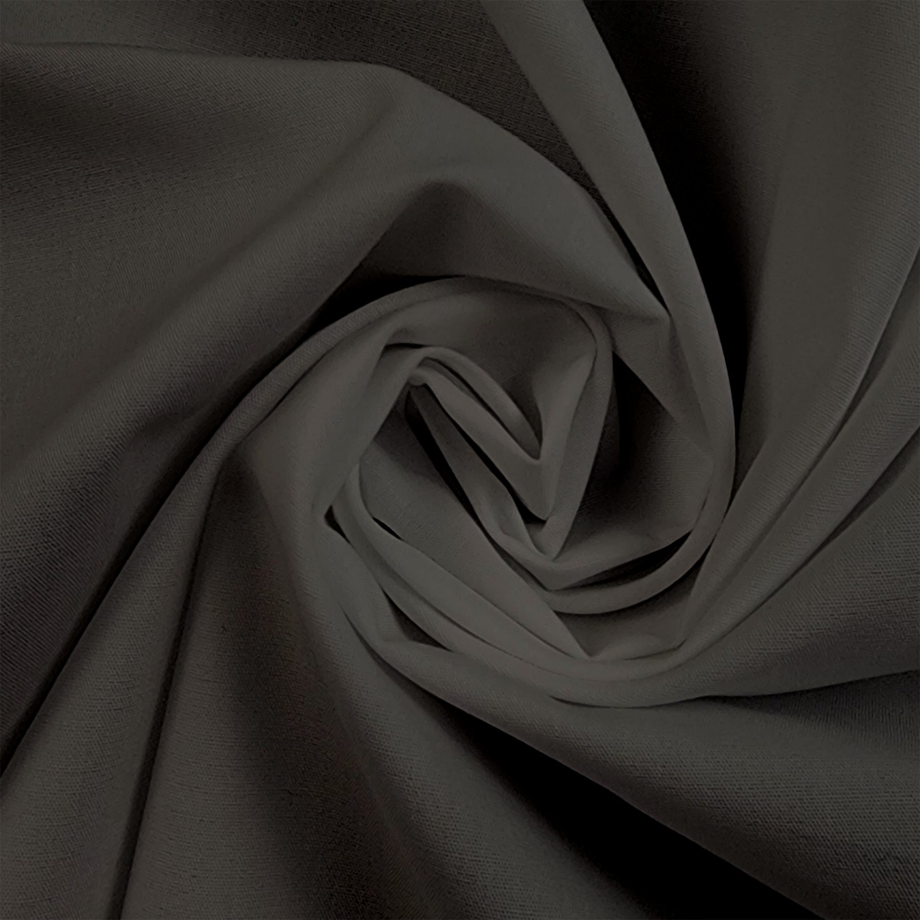 Solid Charcoal Supreme Shirting Cotton 50's Broadcloth