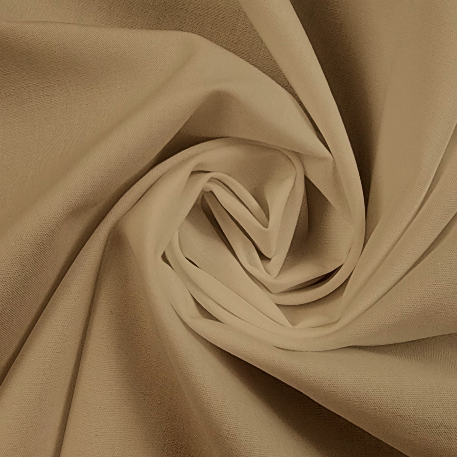 Solid Dark Khaki Supreme Shirting Cotton 50's Broadcloth