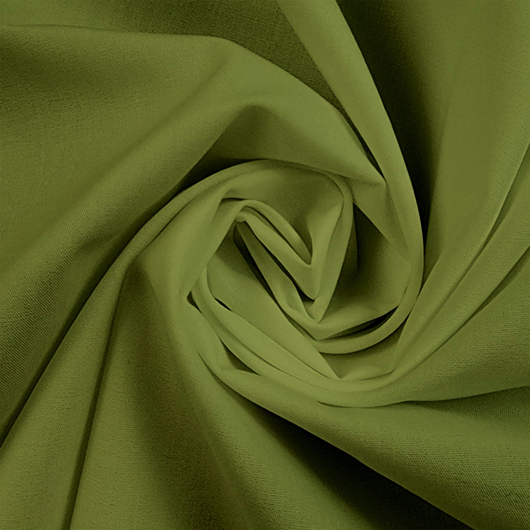 Solid Green Supreme Shirting Cotton 50's Broadcloth