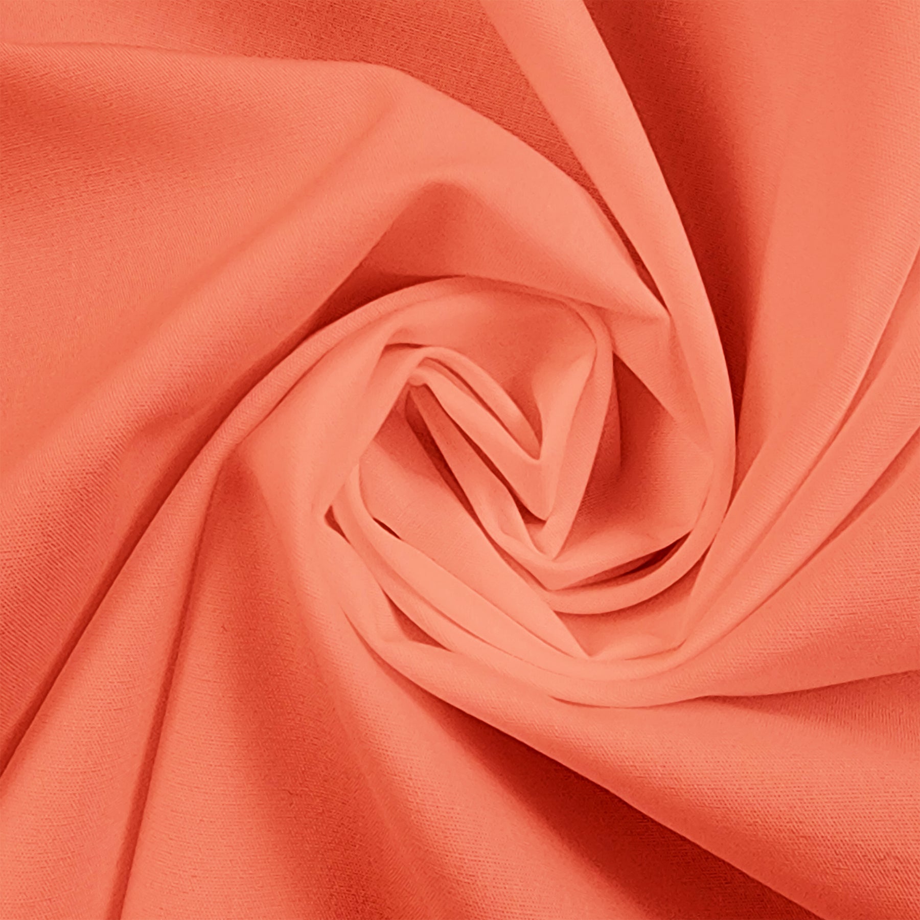 Solid Salmon Supreme Shirting Cotton 50's Broadcloth 