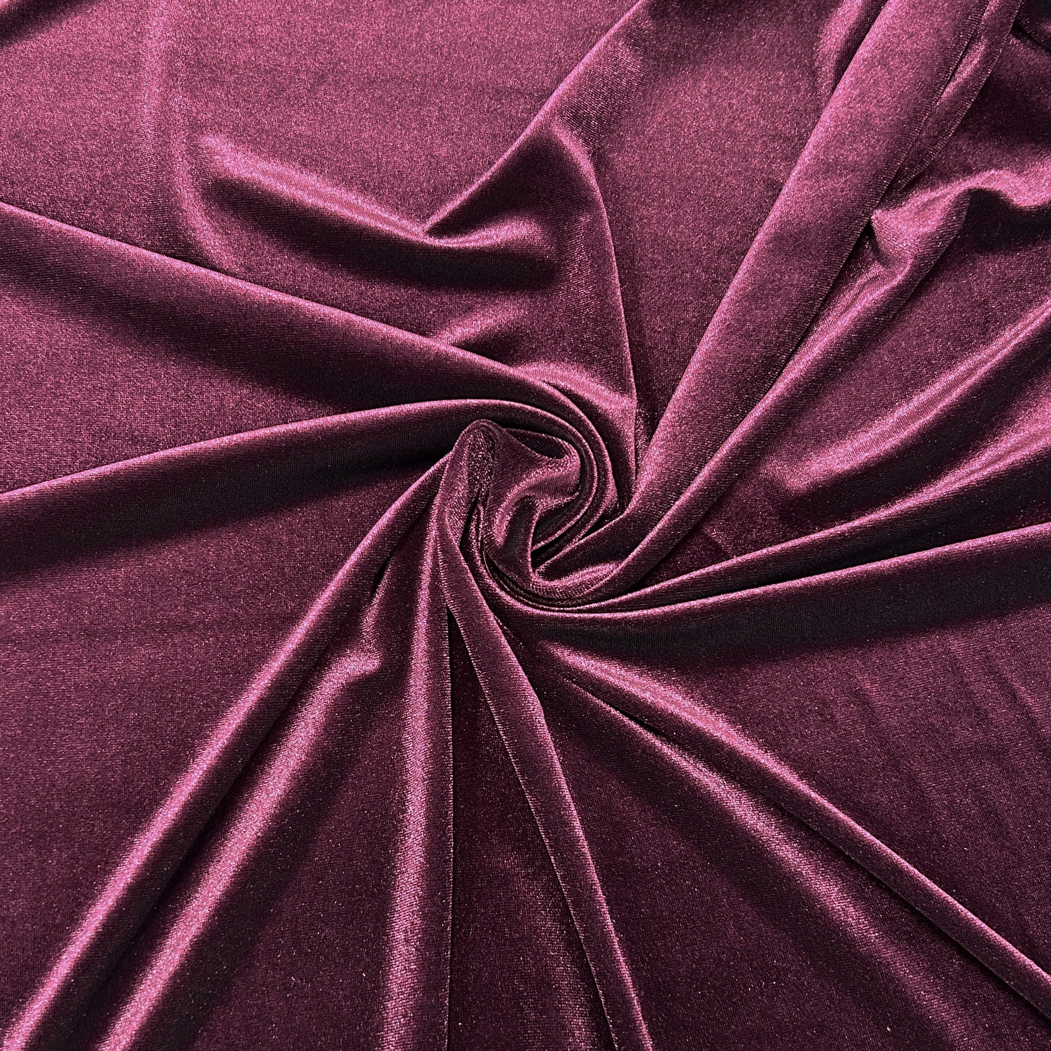 Black Stretch Velvet Knit exclusive at Raspberry Creek Fabrics