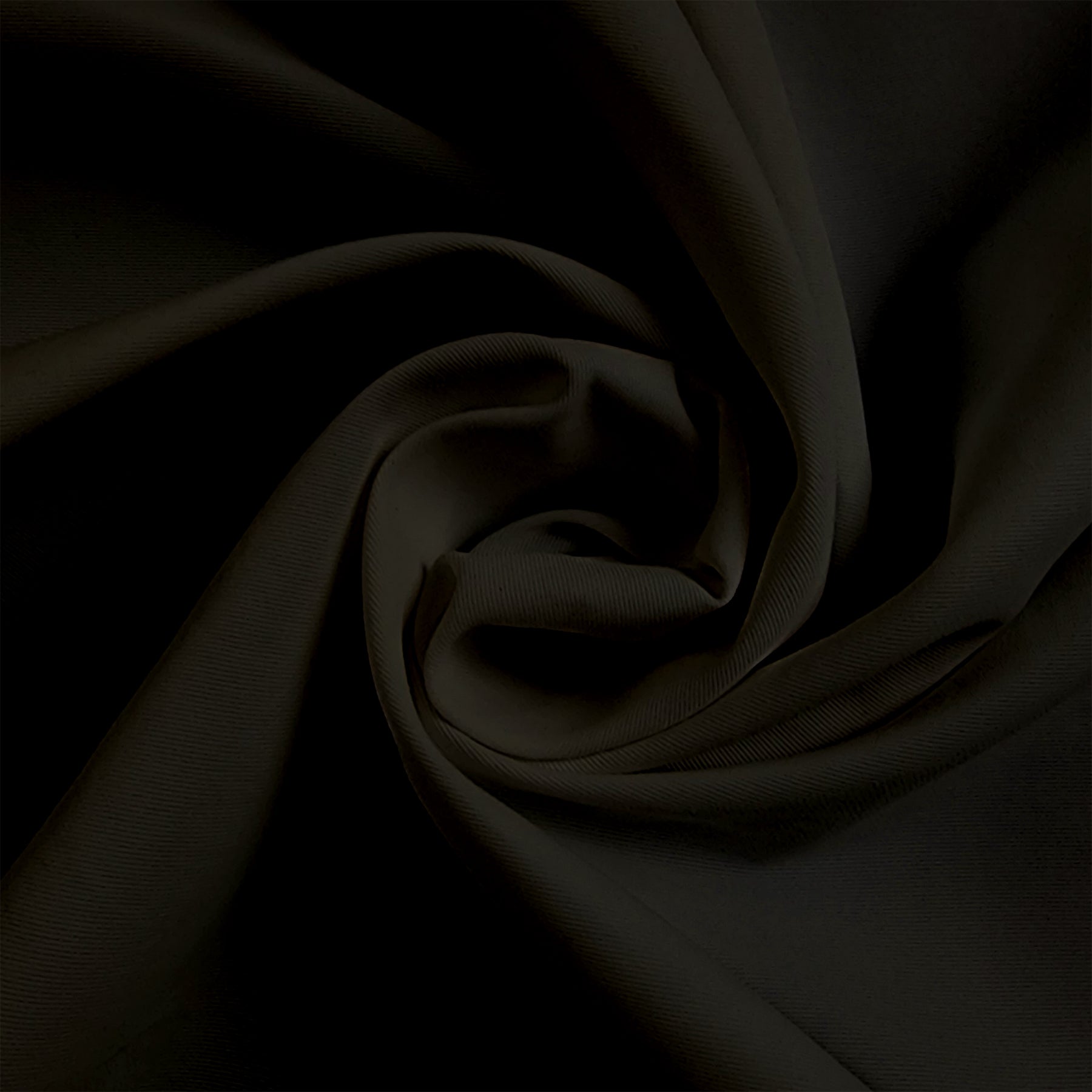 Solid Black 4-ply Taslan Nylon 