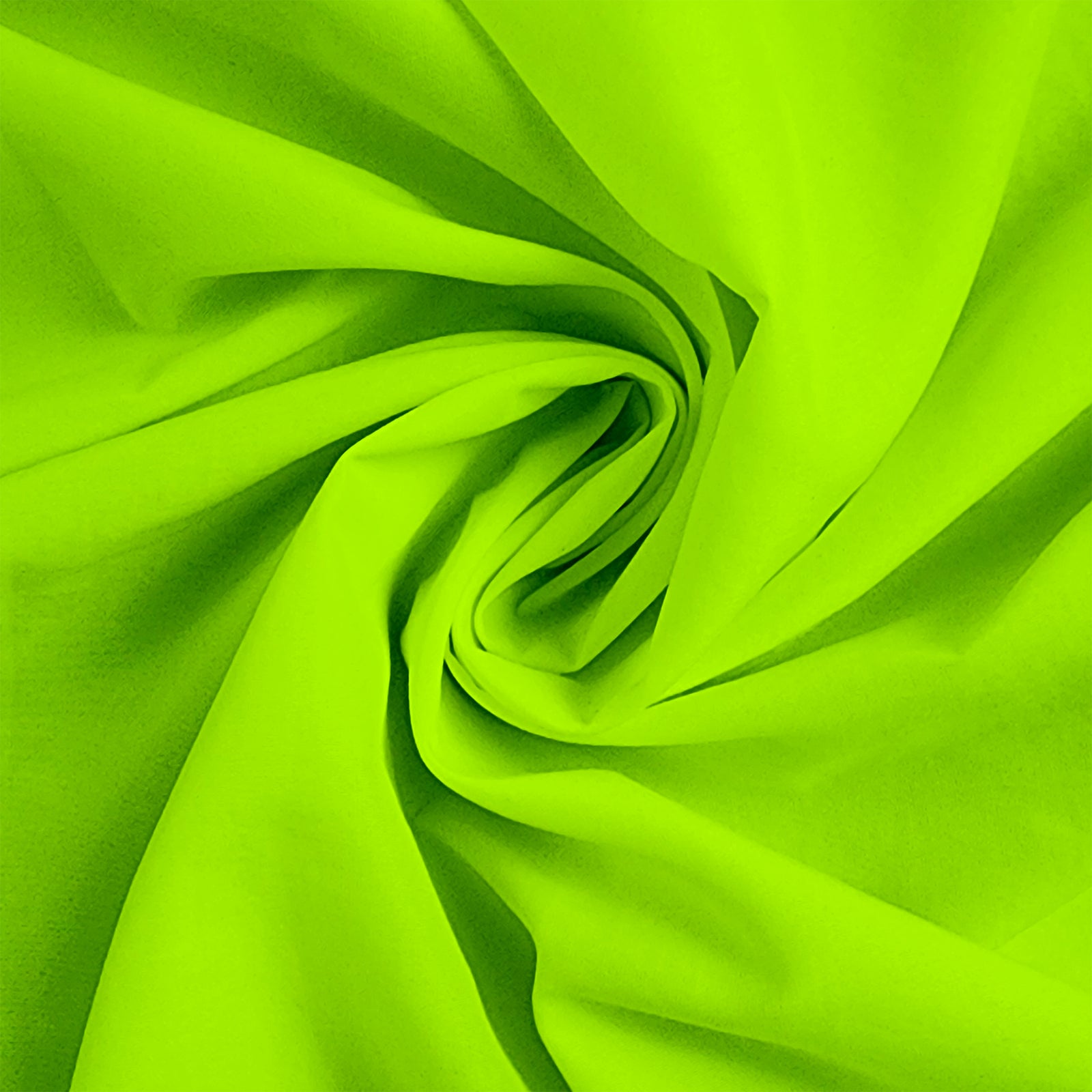 Solid Hot Lime Green 2-ply Taslan Nylon