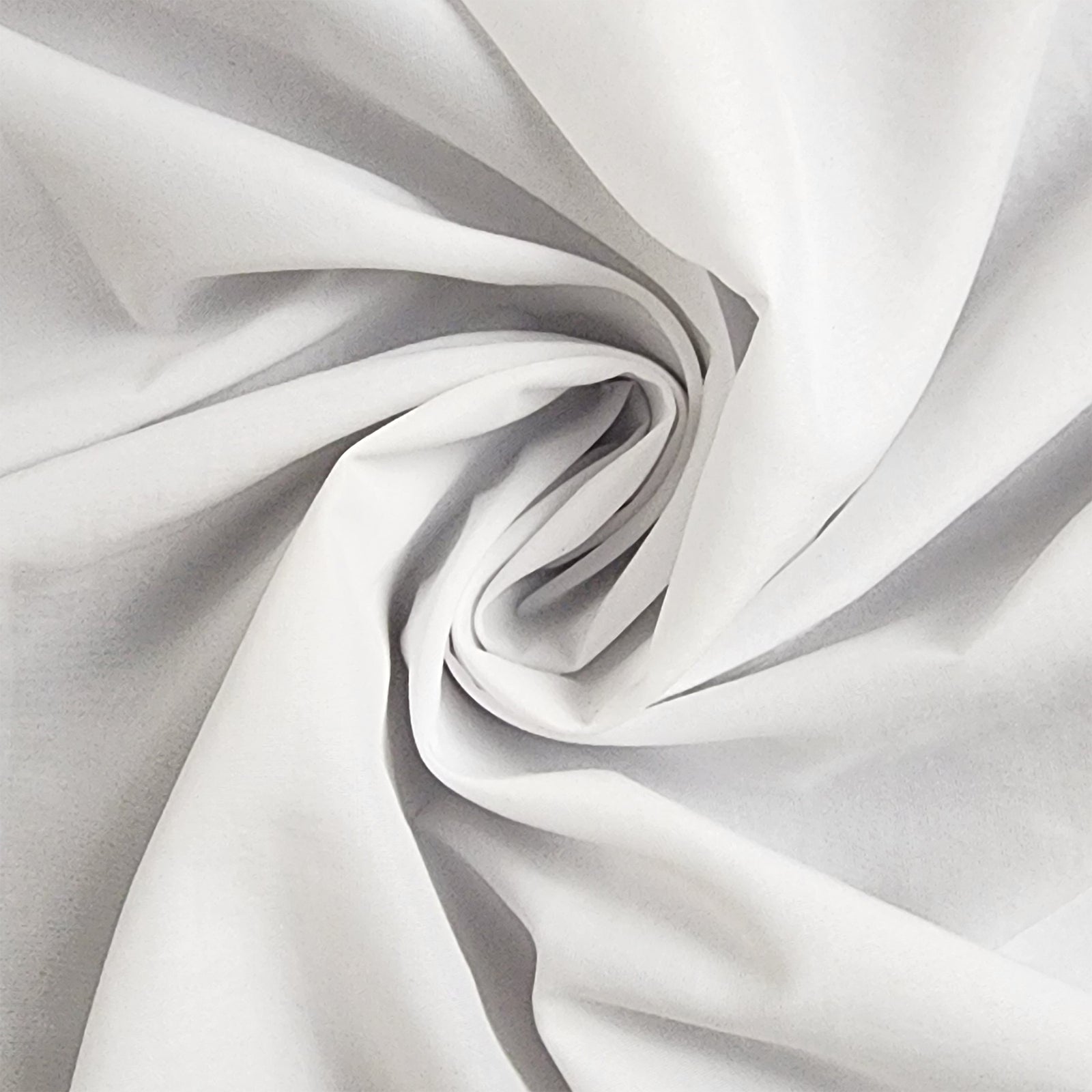 Solid White 2-ply Taslan Nylon