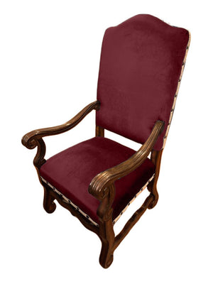 Solid Wine Red Imperial Minky Velvet