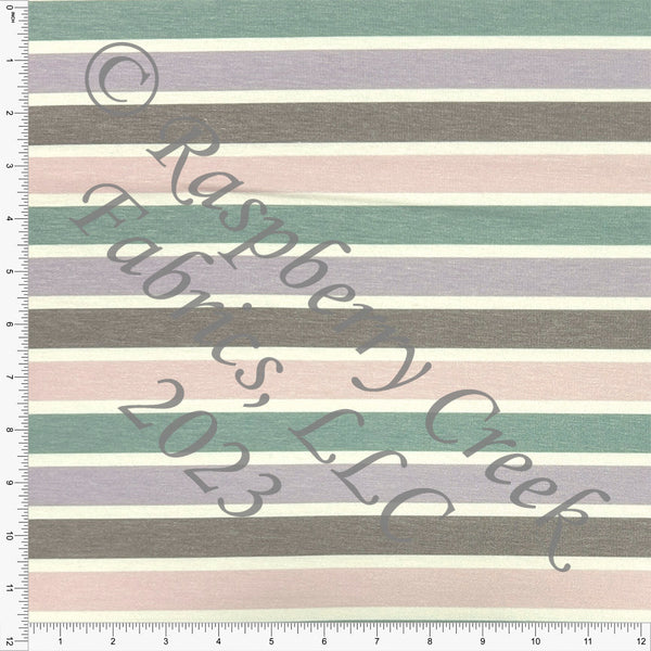 Dusty Purple Dusty Green Peach Pink Chocolate and Cream Wide Multi ...