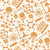 Pastels Orange and Cream Chemistry Science Lab Teacher Back to School Image