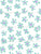 Little Flowers White, Light Seafoam Blue Green and Light Purple Image