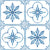 Mediterranean Tile Wallpaper in Blue, Sunshine & Lemons by JuneyB Design Image