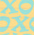 XO XO valentine - Butter yellow, aqua mint - hugs kisses - love - friendship - valentines day - kids fun room Image