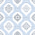 White and Powder Blue Vintage Christmas Ornaments Dark Gray Ogee Dots Image