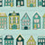 Teal Winter Village Image