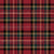 ★ DEEP RED TARTAN ★ Fabric / Collection : Plaid’s Not Dead – Classic Punk Prints By Borderlines Image