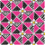 Pysanky Triangles Vivid Pink Image