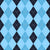 Argyle Pattern, Baby Blue Blue Navy Blue, White Stitching Image