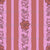 Liliths Scrolls Floral Stripes Fuzzy Wuzzy Orange & Pink Image