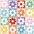 Groovy Girl Colorful Daisy Checkers Image