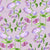 Watercolor Lavender Sweet Pea Flowers in Lilac Purple background Image