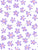 Little Flowers White, Light Purple and Light Pink Image