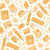 Pastels Yellow and Cream Back to School Classroom Stationery Supplies Image