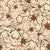 Vintage Halloween Leaves & Pumpkins Coordinate Brown Image